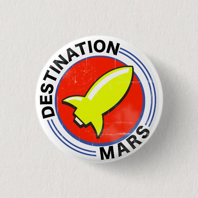 Ziel Mars Button (Vorderseite)