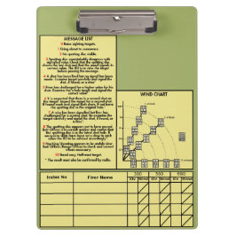 Ziel-Rifboard-Zwischenablage V2 Klemmbrett