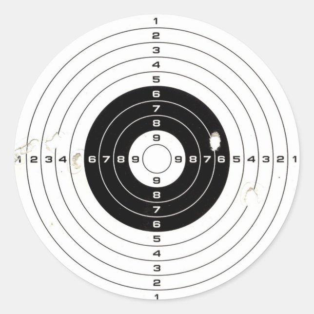 Ziel Runder Aufkleber (Vorderseite)