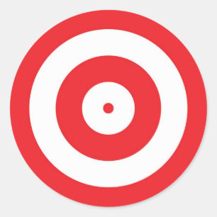 Ziel Runder Aufkleber