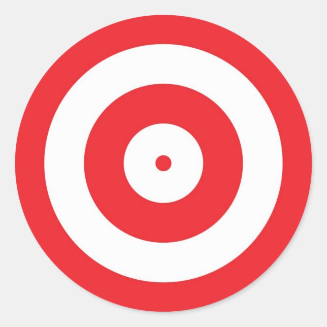 Ziel Runder Aufkleber (Vorderseite)