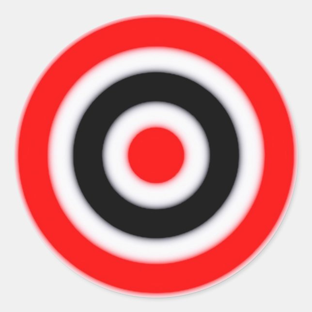 Ziel Runder Aufkleber (Vorderseite)