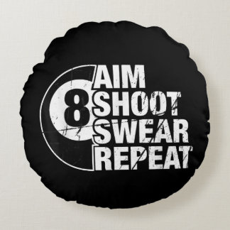 Ziel Shooting Sweet wiederholen 8 Ball Pool Billar Rundes Kissen
