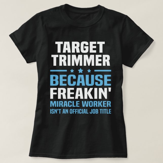 Ziel-Trimmer T-Shirt (Design vorne)