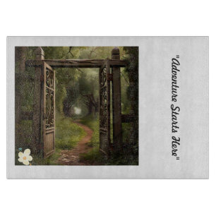 "Ziel unbekannt" Schneidebrett