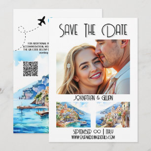 Ziel von Amalfi Save the Date Foto