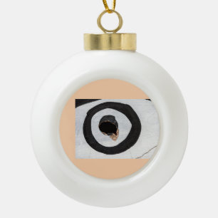 Ziel zerreißt keramik Kugel-Ornament