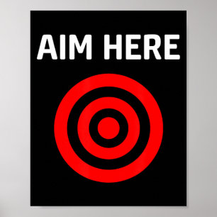 Ziel Ziel hier Poster