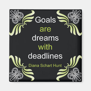 Ziel-Zitat-Magnet Magnet