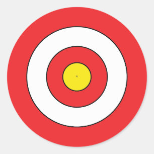 Zielaufkleber Runder Aufkleber