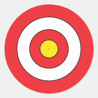 Zielaufkleber Runder Aufkleber