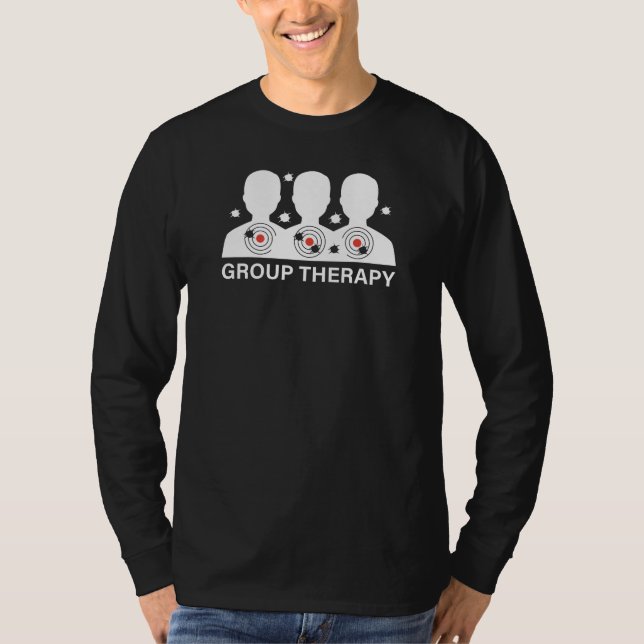 Zieldesign der Gruppentherapie für den SchießRange T-Shirt (Vorderseite)