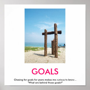 ZIELE demotivational Plakat