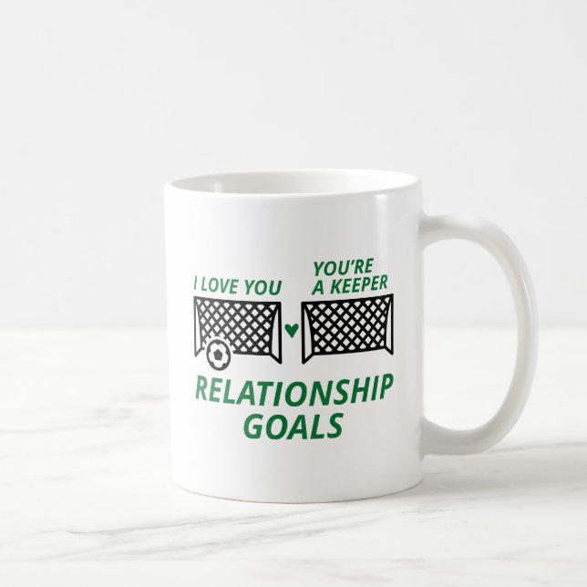 Ziele der Beziehungen Kaffeetasse (Rechts)