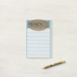 Ziele der Mission Post it Note Booklet Post-it Klebezettel