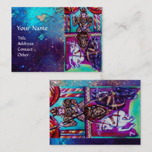 ZIELE DER VERLORENEN SCHATTEN / CHARIOT-Blau Visitenkarte