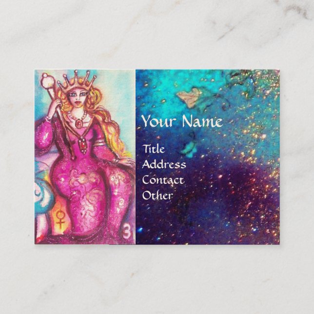 ZIELE DER VERLORENEN SCHATTEN / DER EMPRESS VISITENKARTE (Vorderseite)