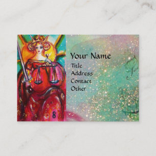 ZIELE DER VERLORENEN SCHATTEN / DER GERECHTIGKEIT VISITENKARTE