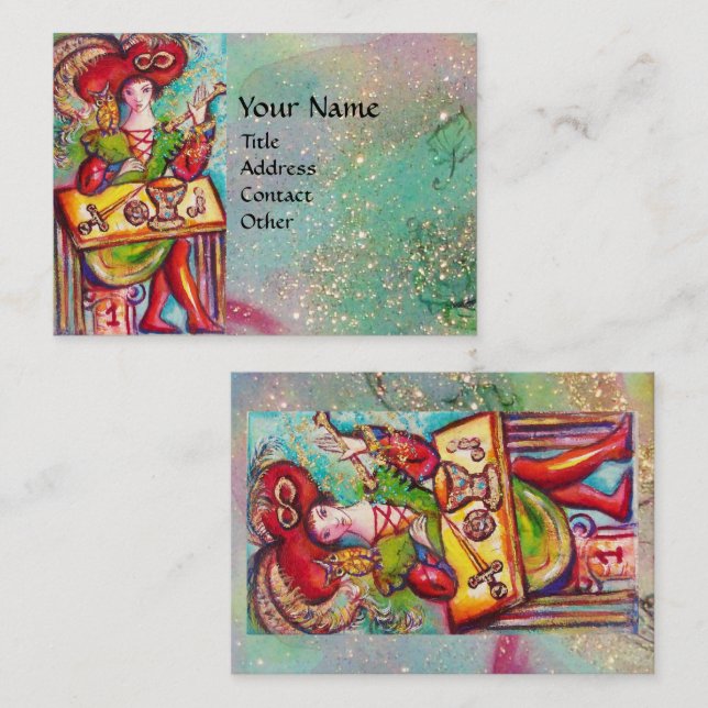 ZIELE DER VERLORENEN SCHATTEN / DER MAGIKER VISITENKARTE (Vorne/Hinten)