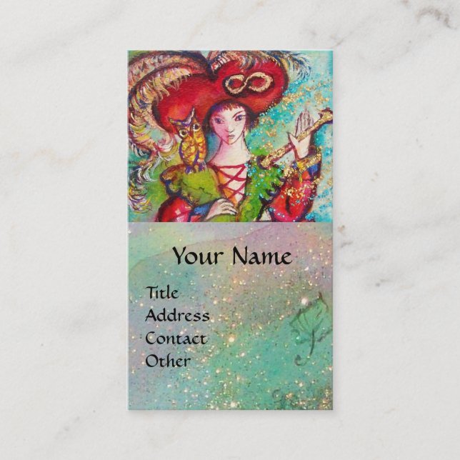 ZIELE DER VERLORENEN SCHATTEN / DER MAGIKER VISITENKARTE (Vorderseite)