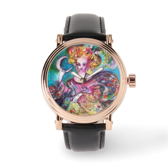 ZIELE DER VERLORENEN SCHATTEN / DER MONDLADY ARMBANDUHR (Vorderseite)