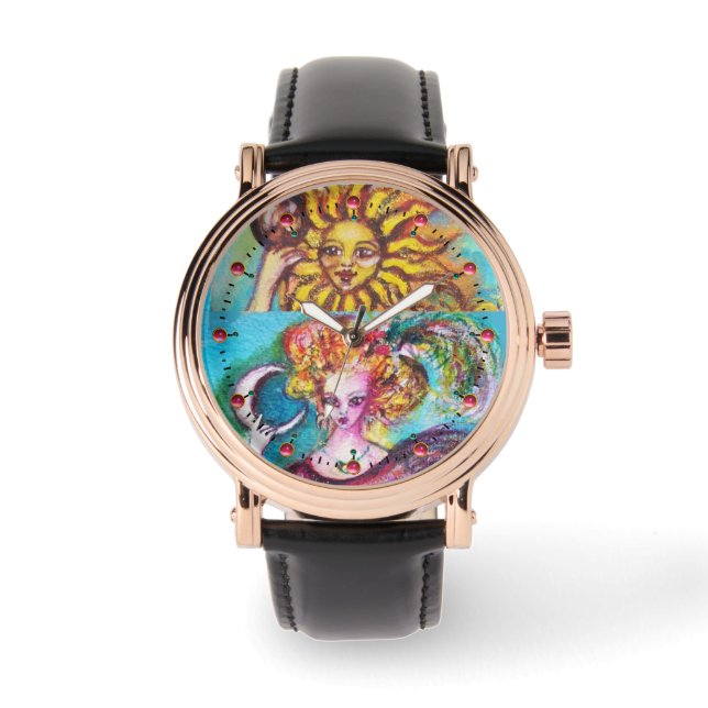 ZIELE DER VERLORENEN SCHATTEN/DER SONNE UND DES MO ARMBANDUHR (Vorderseite)