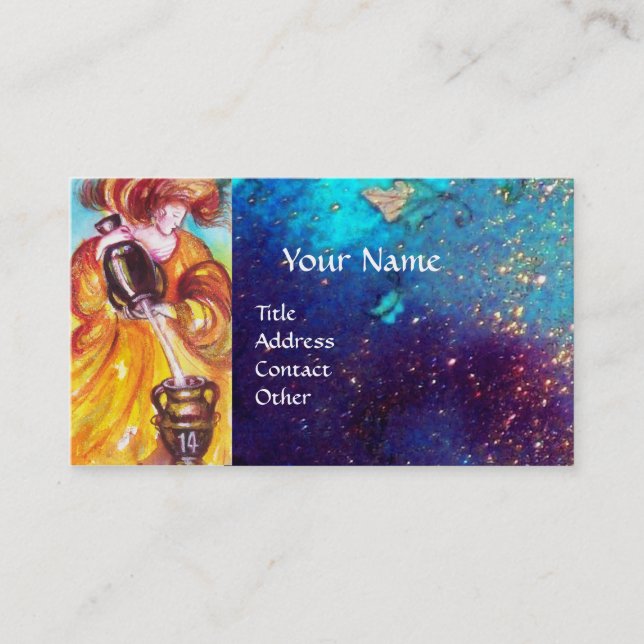 ZIELE DER VERLORENEN SCHATTEN / DER VORTEILE VISITENKARTE (Vorderseite)