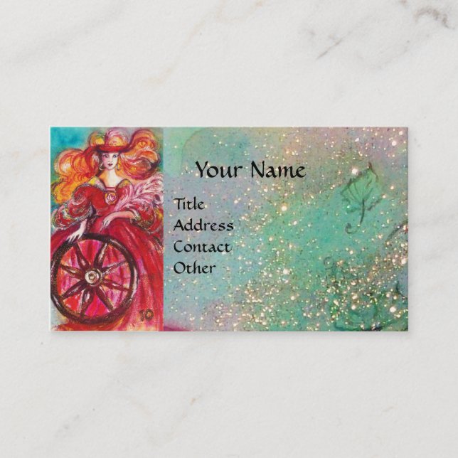 ZIELE DER VERLORENEN SCHATTEN / DES RUNDES VON FOR VISITENKARTE