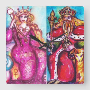 ZIELE DER VERLORENEN SCHATTEN /EMPRESS UND EMPEROR QUADRATISCHE WANDUHR