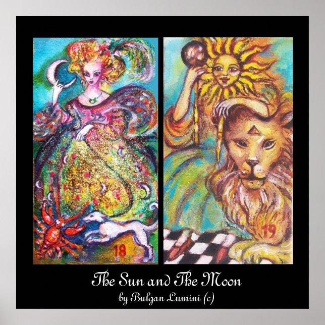 ZIELE DER VERLORENEN SCHATTEN / SONNE UND MOND POSTER (Vorne)