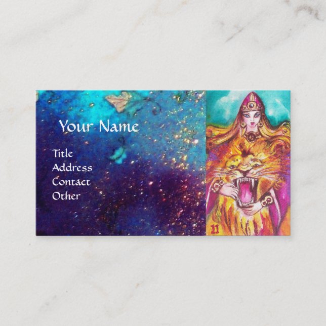 ZIELE DER VERLORENEN SCHATTEN / STÄRKE / FORTITUDE VISITENKARTE (Vorderseite)