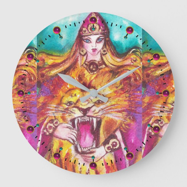 ZIELE DER VERLORENEN SCHATTEN /Stärke/Höhe Große Wanduhr (Vorderseite)