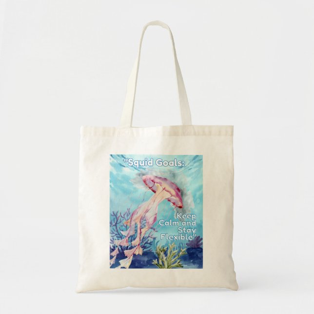 Ziele des Tintenfischs Tragetasche (Vorne)