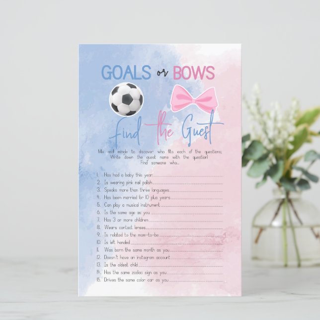 Ziele oder Bögen finden das Gender-Spiel des Gaste (Stehend Vorderseite)