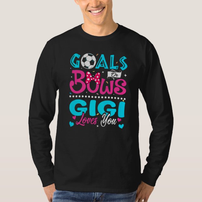 Ziele oder Bogen Gigi Lieben Sie Geschlecht zeigen T-Shirt (Vorderseite)