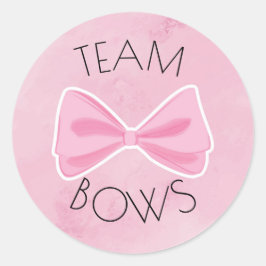 Ziele oder Bögen Teambugen Runder Aufkleber