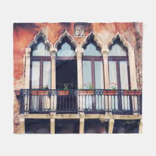 Ziele Rustikaler venezianischer Bau Fleecedecke