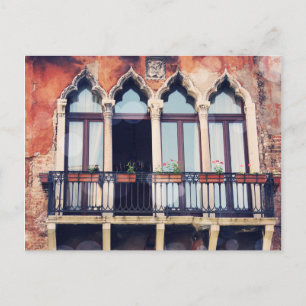 Ziele Rustikaler venezianischer Bau Postkarte