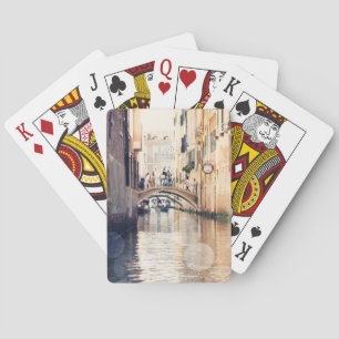 Ziele   Venedig Gondeln Fotografie Spielkarten