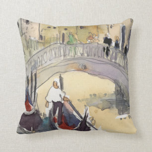 Ziele Venedig Plein Air Gondelfahrt Kissen