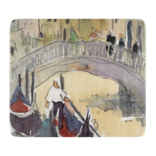 Ziele Venedig Plein Air Gondelfahrt Schneidebrett