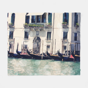 Ziele Venedig-Ufer-Fotografie Fleecedecke