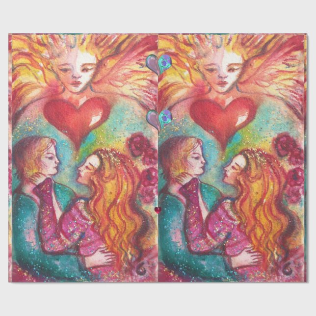 ZIELE VON VERLORENEN SCHATTEN, VERLIERENDEN Valent Geschenkpapier (Flach)