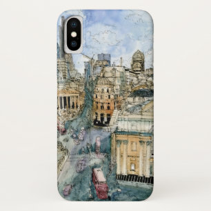 Ziele Watercolor Vintage London Straße Case-Mate iPhone Hülle