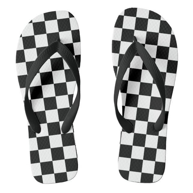 Zielflagge Flip Flops (Fußbett)