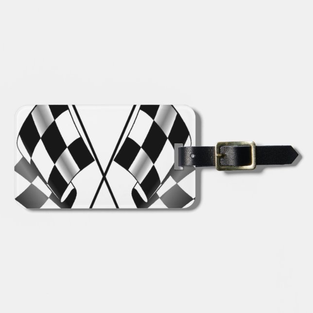 Zielflagge Gepäckanhänger (Vorderseite horizontal)