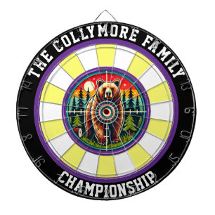 Zielfokus des Bärenwaldes Dartscheibe