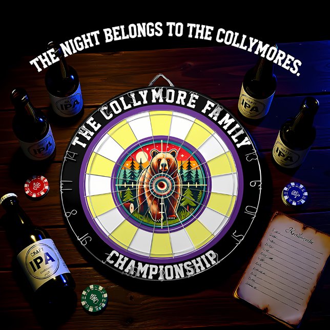 Zielfokus des Bärenwaldes Dartscheibe (Von Creator hochgeladen)