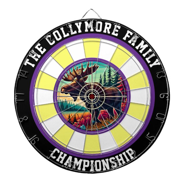 Zielfokus für Elch und Wald Dartscheibe (vorne)