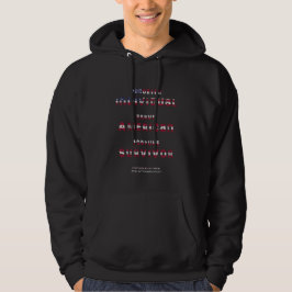 Zielgruppen Einzelpersonen, Menschenhandel, Bewuss Hoodie